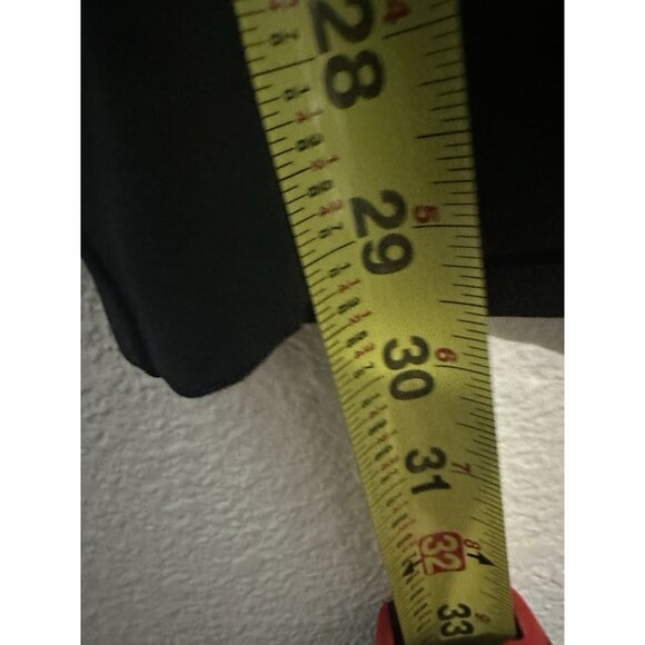 NY&C 7th Design Straight Leg Stretch Waist Black Work Pants Size 6 - Picture 7 of 11